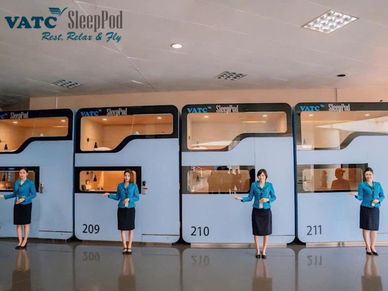 Готель Vatc Sleep Pod Terminal 1 Noi Bai Екстер'єр фото