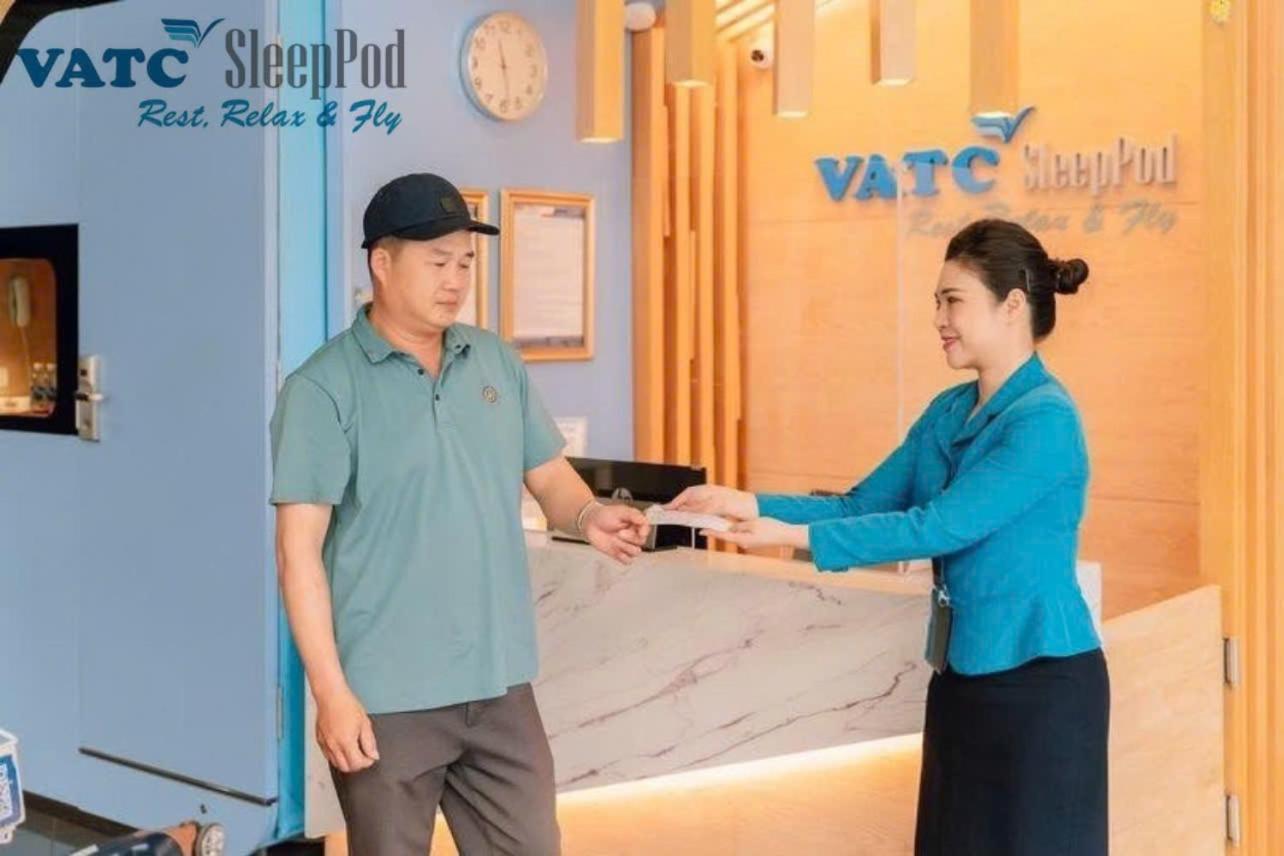 Готель Vatc Sleep Pod Terminal 1 Noi Bai Екстер'єр фото