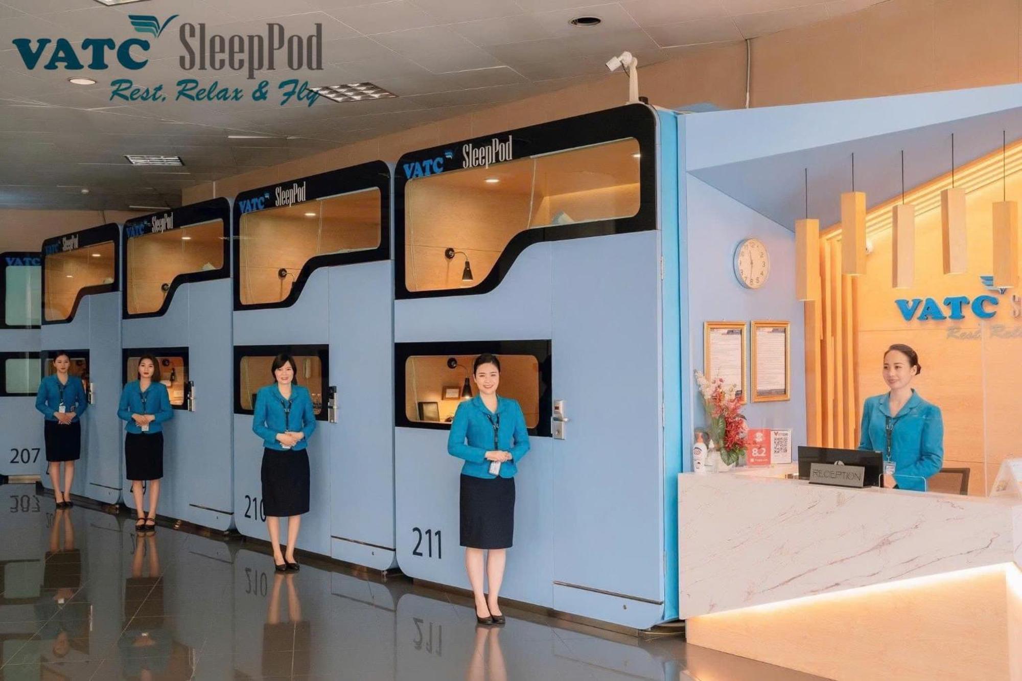 Готель Vatc Sleep Pod Terminal 1 Noi Bai Екстер'єр фото