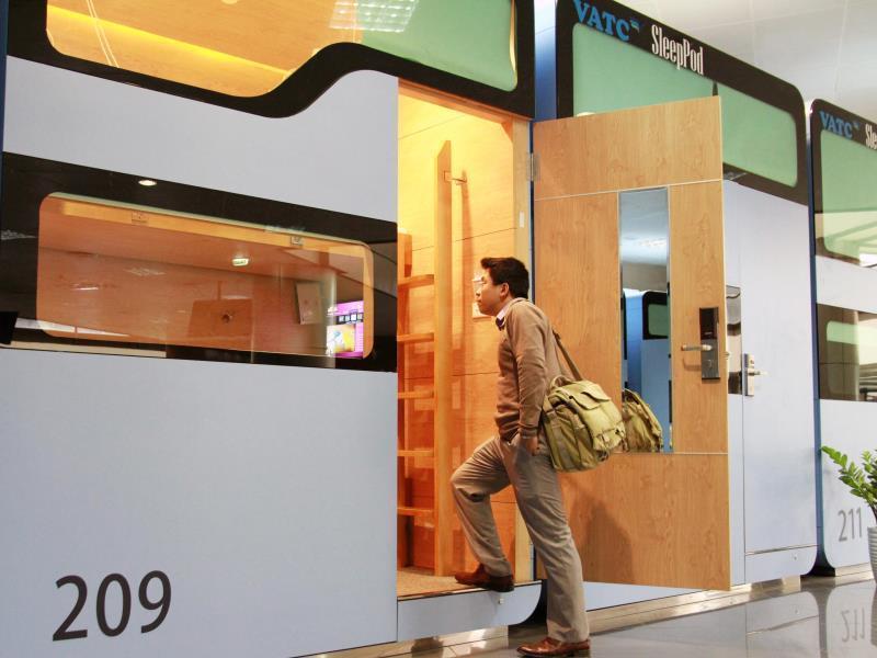 Готель Vatc Sleep Pod Terminal 1 Noi Bai Екстер'єр фото