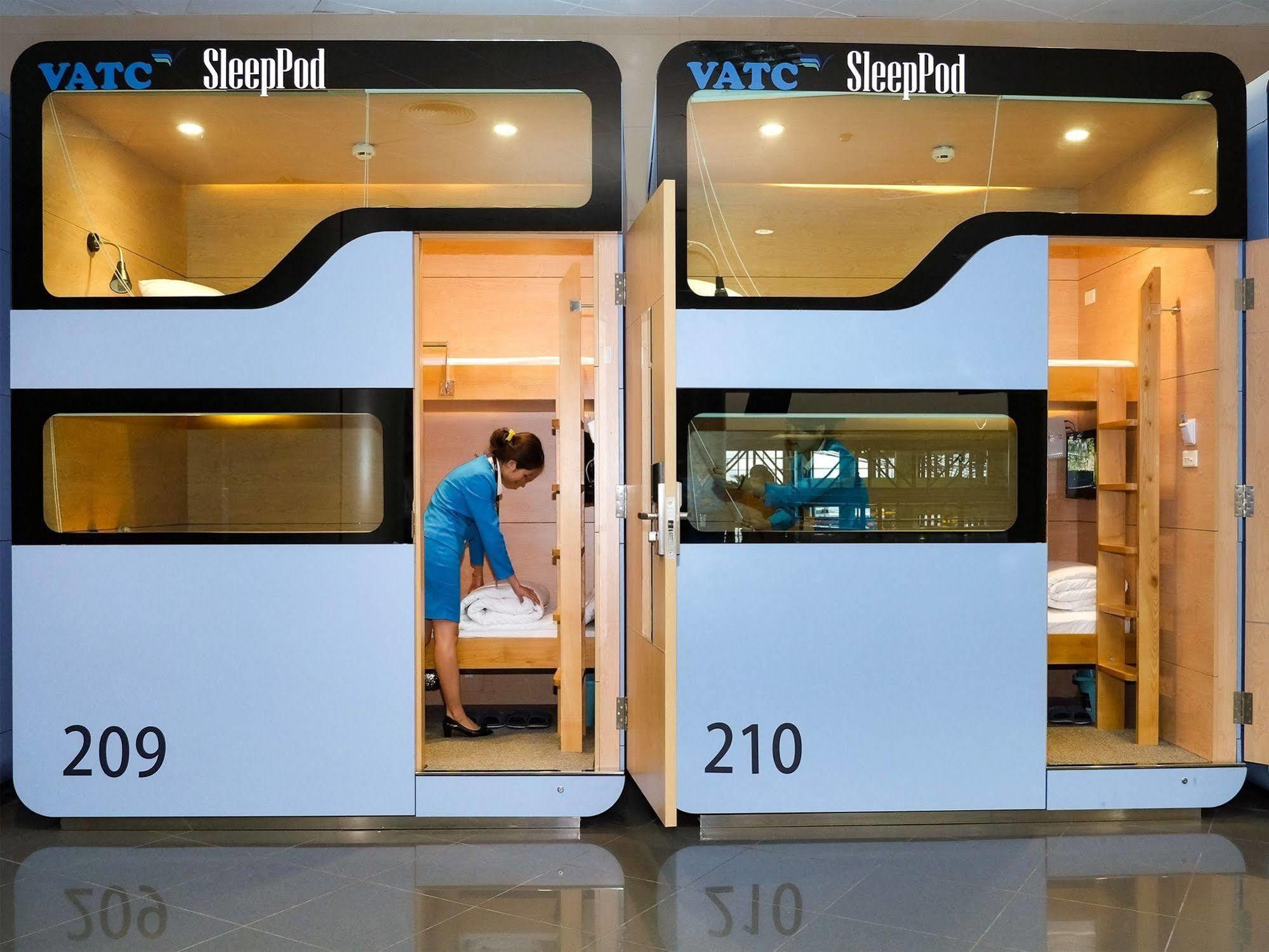 Готель Vatc Sleep Pod Terminal 1 Noi Bai Екстер'єр фото