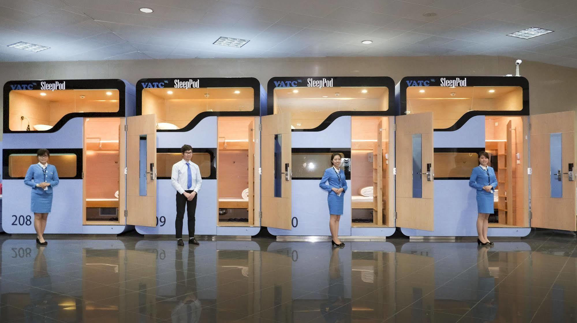 Готель Vatc Sleep Pod Terminal 1 Noi Bai Екстер'єр фото